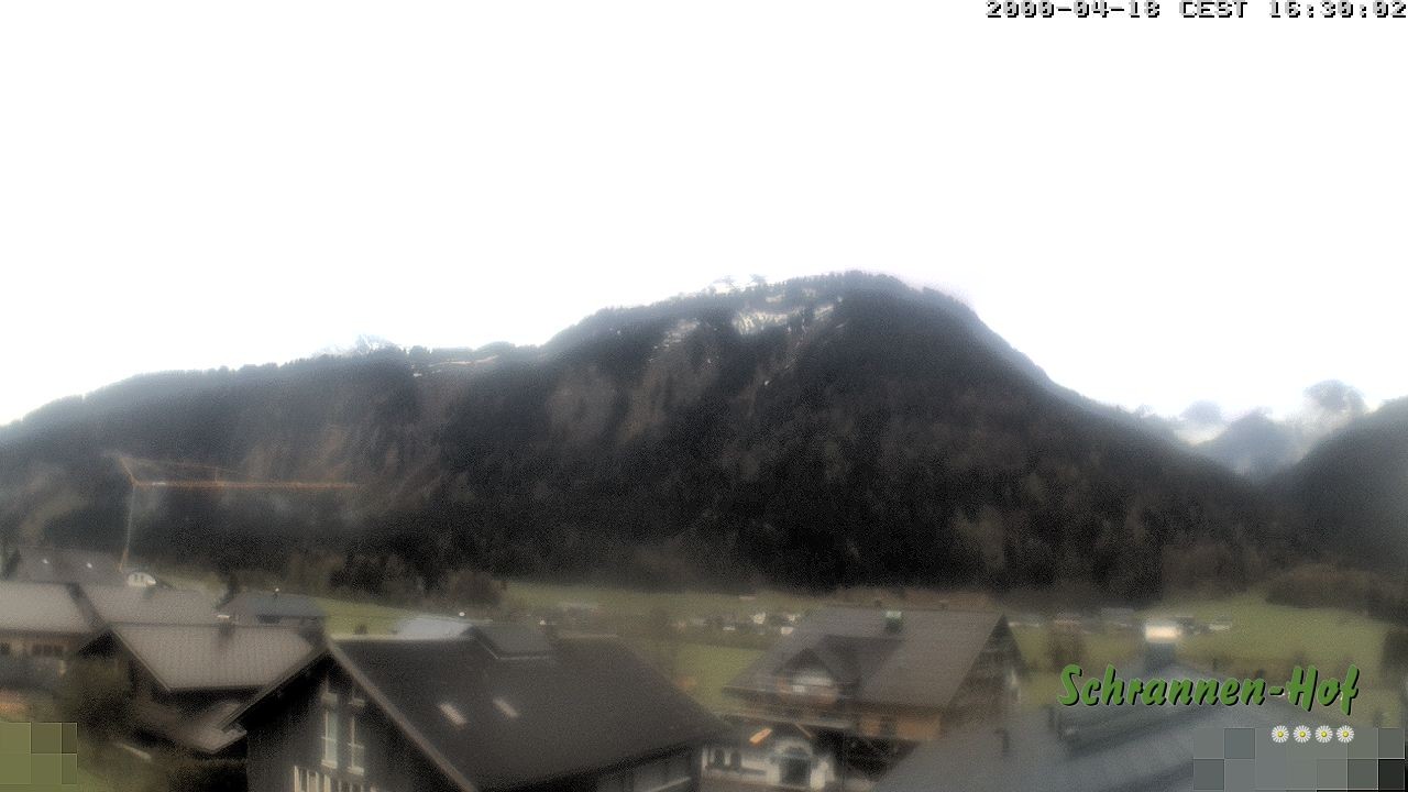 Archiv Foto Webcam Schrannen-Hof: Blick zum Zitterklapfen