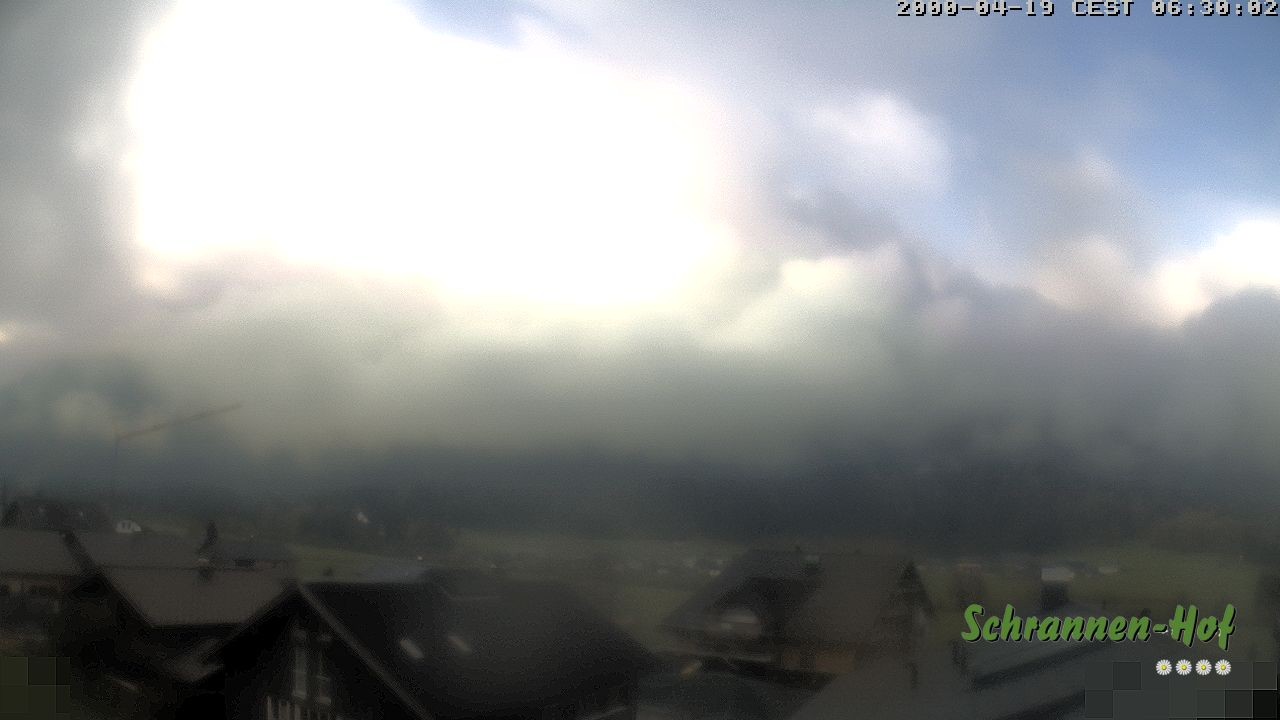 Archiv Foto Webcam Schrannen-Hof: Blick zum Zitterklapfen