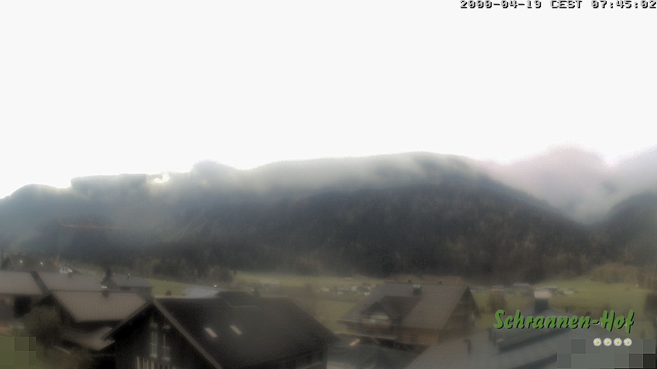 Archiv Foto Webcam Schrannen-Hof: Blick zum Zitterklapfen
