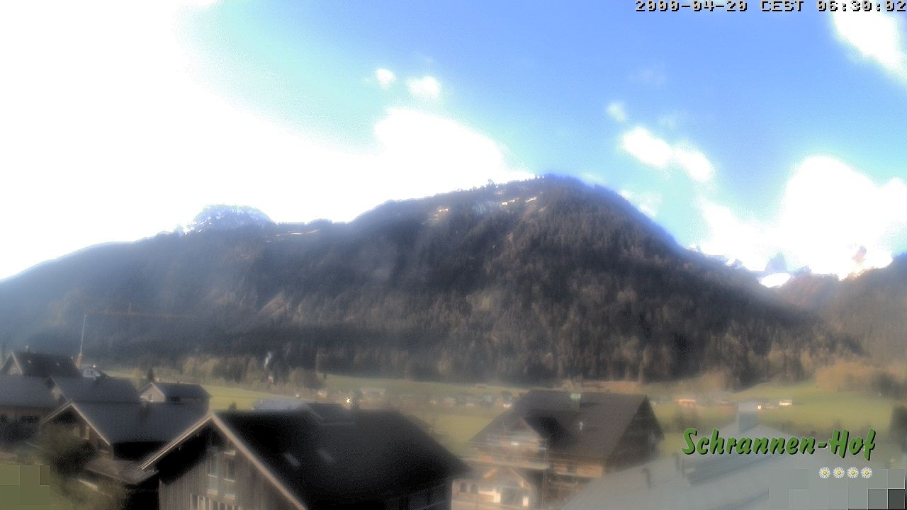 Archiv Foto Webcam Schrannen-Hof: Blick zum Zitterklapfen
