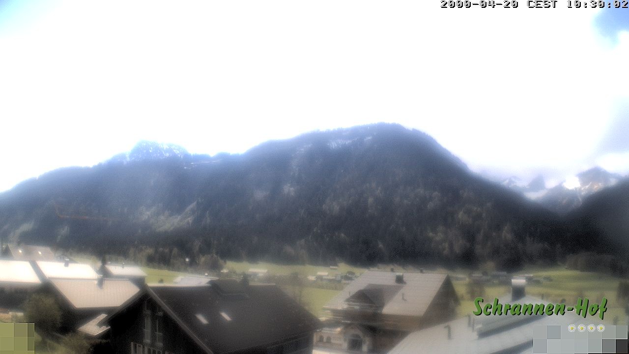 Archiv Foto Webcam Schrannen-Hof: Blick zum Zitterklapfen