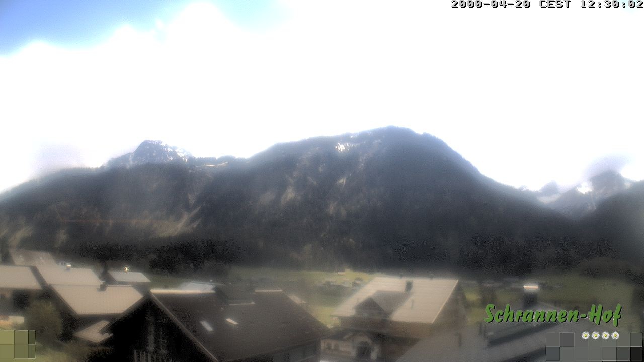 Archiv Foto Webcam Schrannen-Hof: Blick zum Zitterklapfen