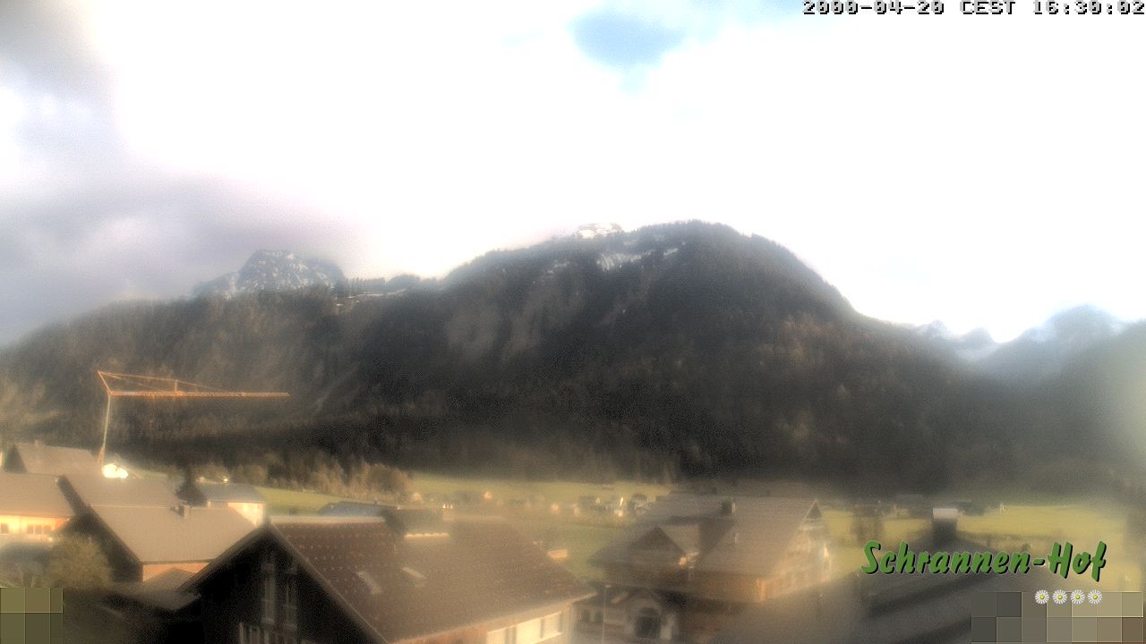 Archiv Foto Webcam Schrannen-Hof: Blick zum Zitterklapfen