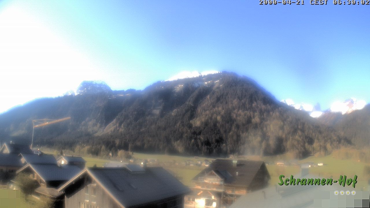 Archiv Foto Webcam Schrannen-Hof: Blick zum Zitterklapfen