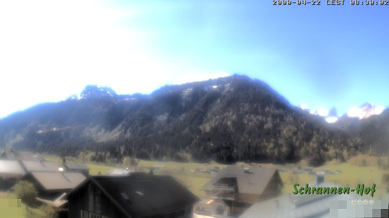 Archiv Foto Webcam Schrannen-Hof: Blick zum Zitterklapfen