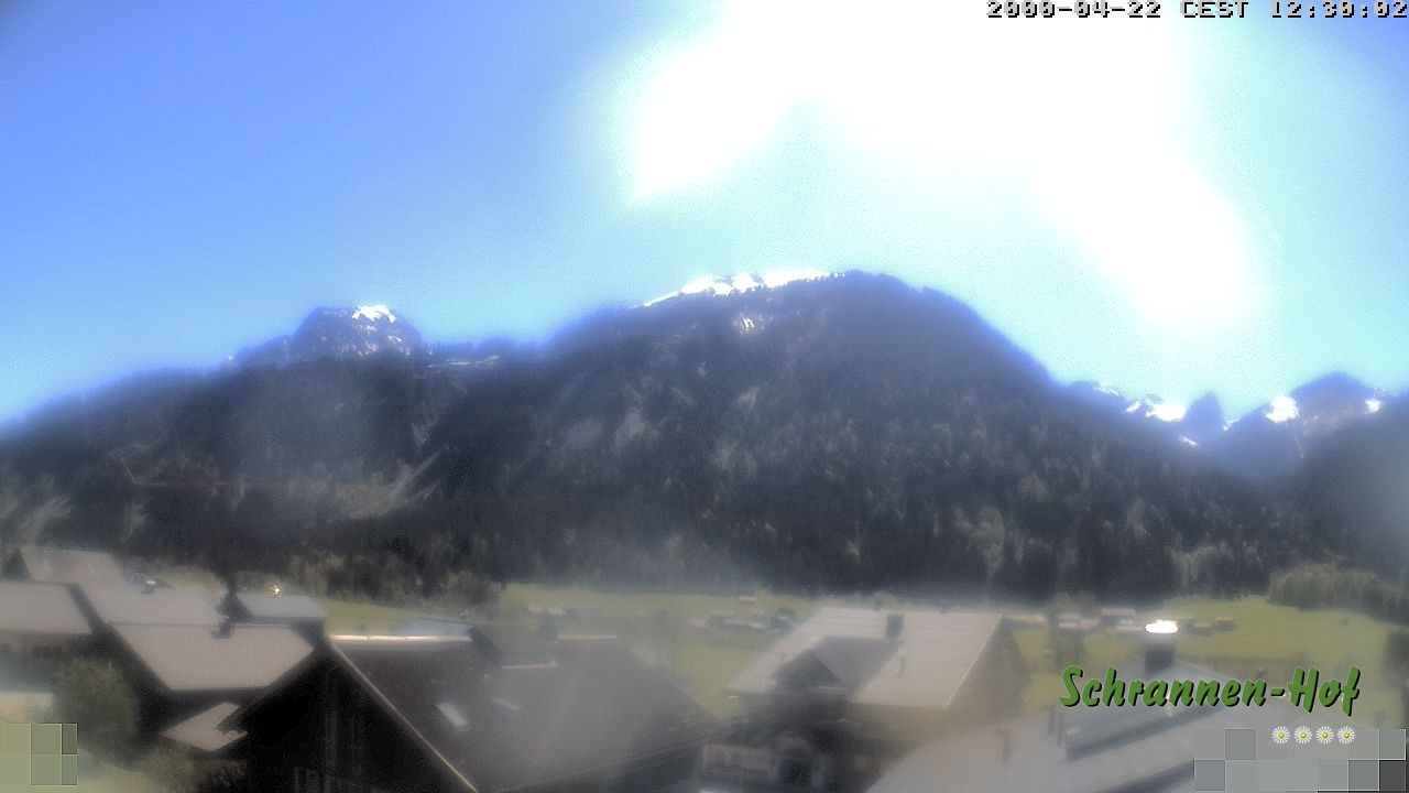 Archiv Foto Webcam Schrannen-Hof: Blick zum Zitterklapfen