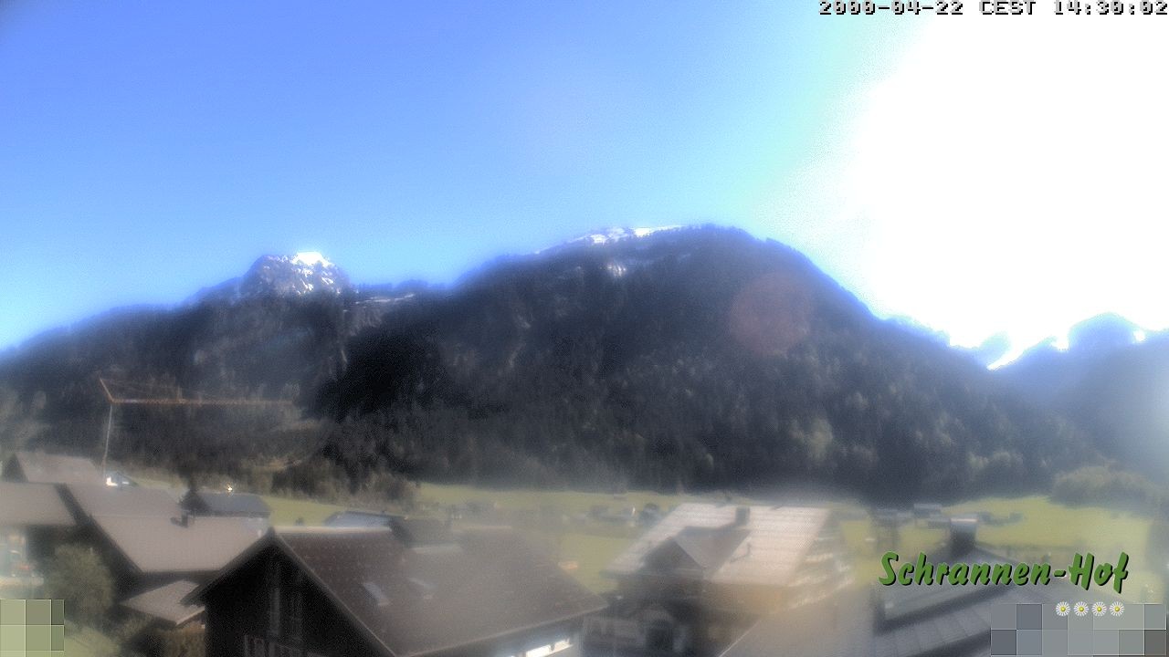 Archiv Foto Webcam Schrannen-Hof: Blick zum Zitterklapfen