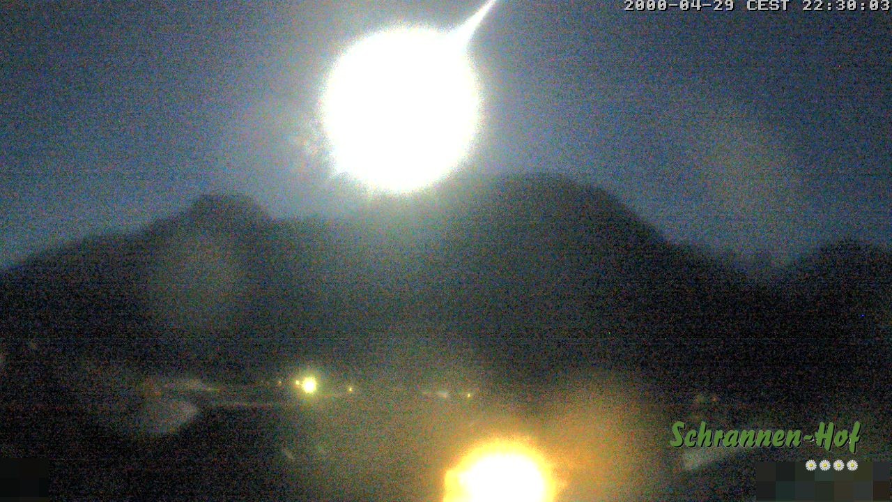 Archiv Foto Webcam Schrannen-Hof: Blick zum Zitterklapfen