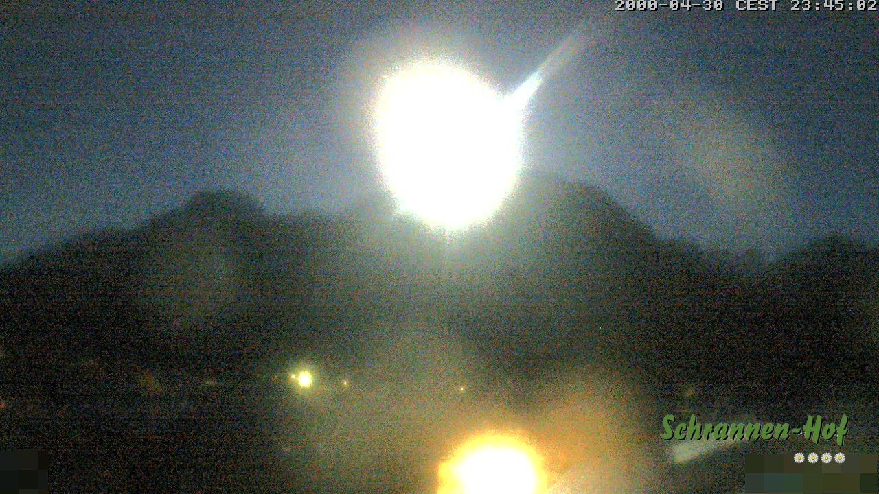Archiv Foto Webcam Schrannen-Hof: Blick zum Zitterklapfen