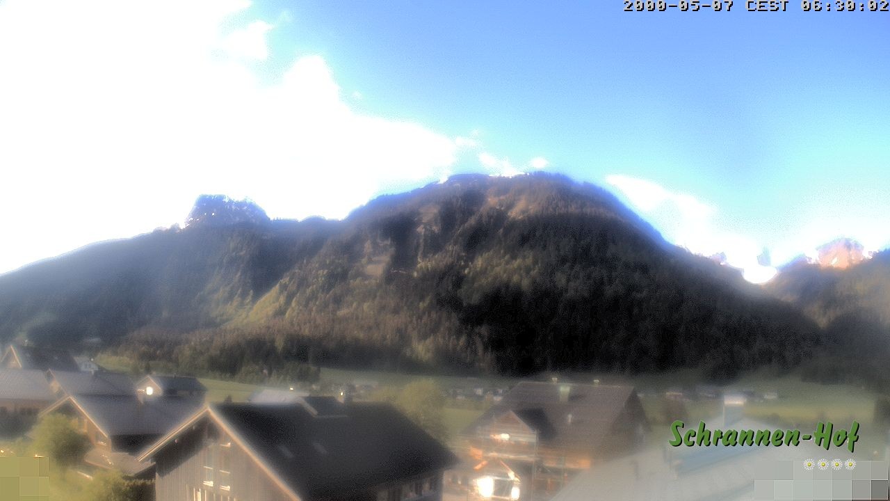 Archiv Foto Webcam Schrannen-Hof: Blick zum Zitterklapfen