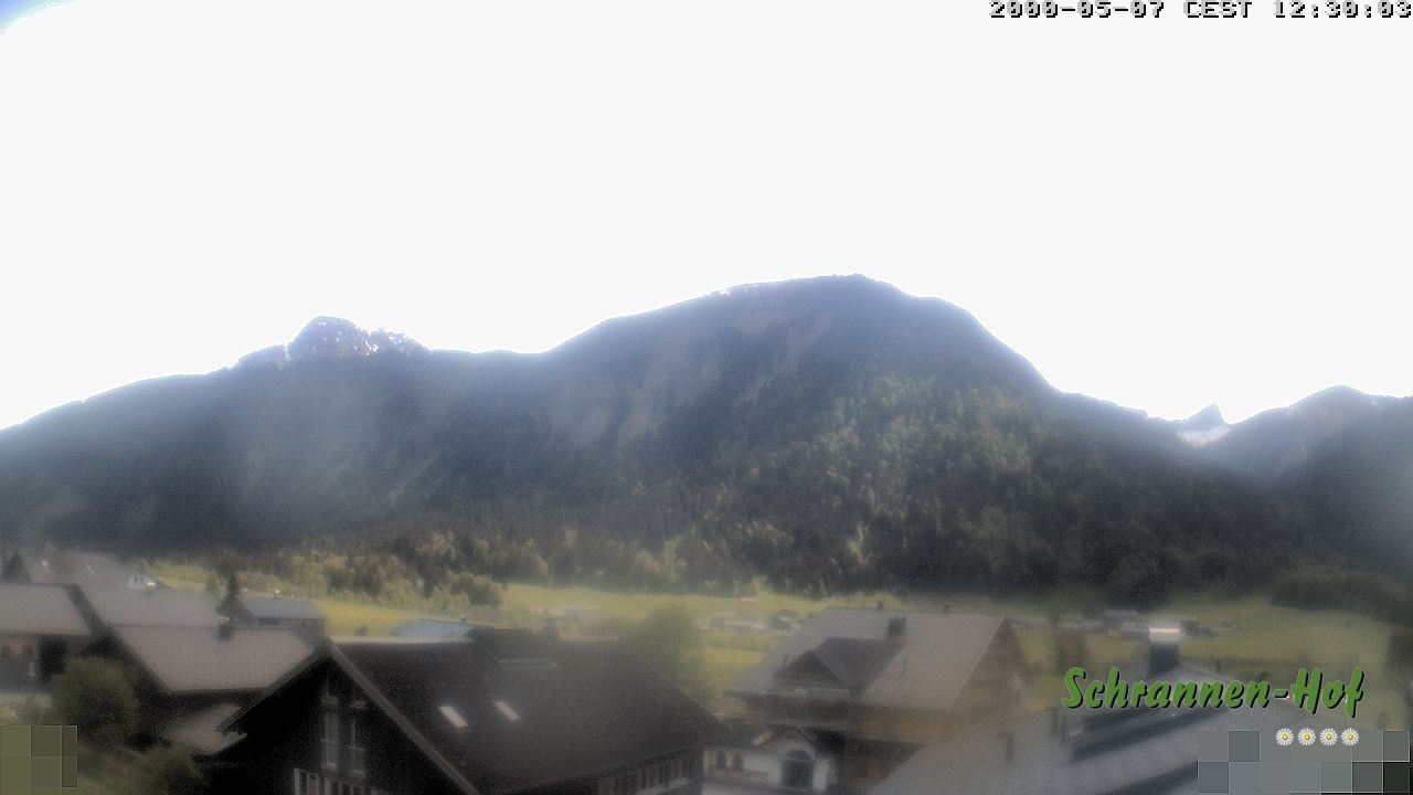 Archiv Foto Webcam Schrannen-Hof: Blick zum Zitterklapfen