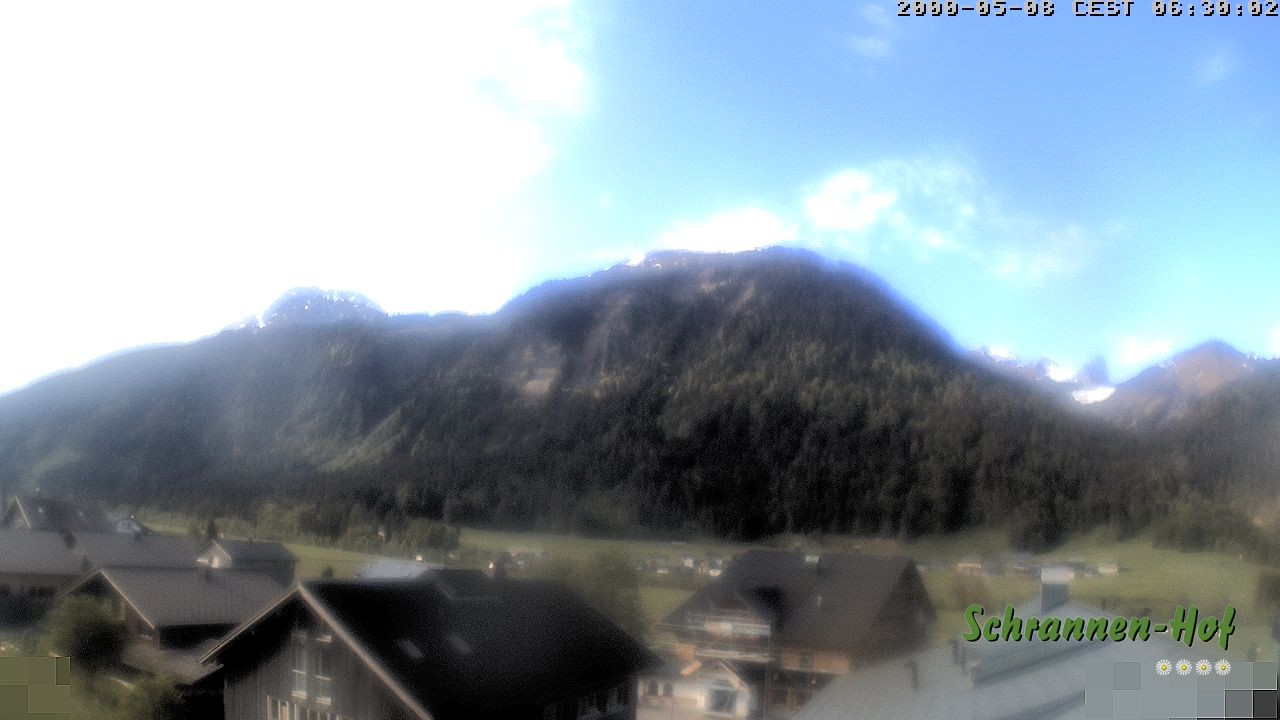 Archiv Foto Webcam Schrannen-Hof: Blick zum Zitterklapfen