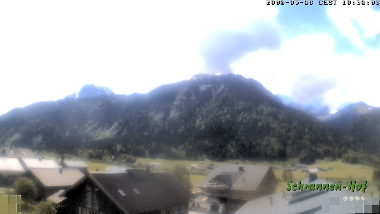 Archiv Foto Webcam Schrannen-Hof: Blick zum Zitterklapfen