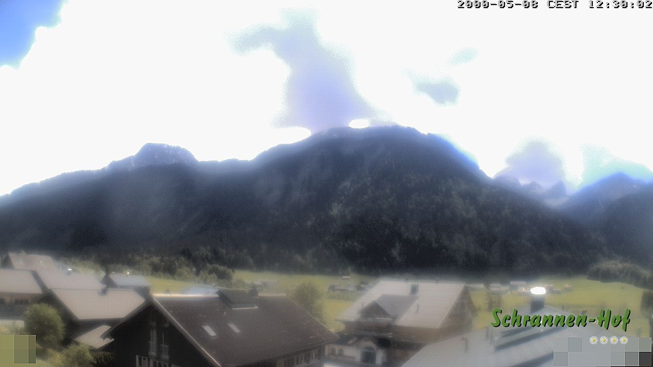 Archiv Foto Webcam Schrannen-Hof: Blick zum Zitterklapfen