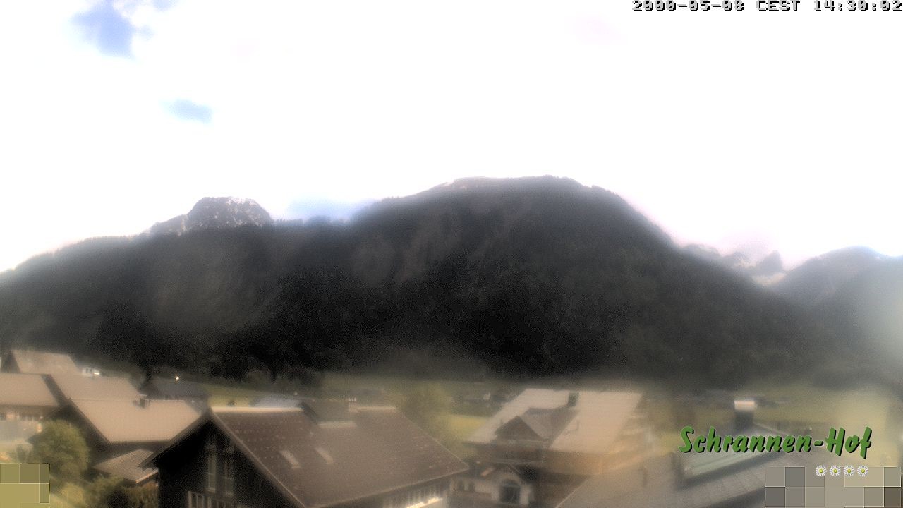 Archiv Foto Webcam Schrannen-Hof: Blick zum Zitterklapfen