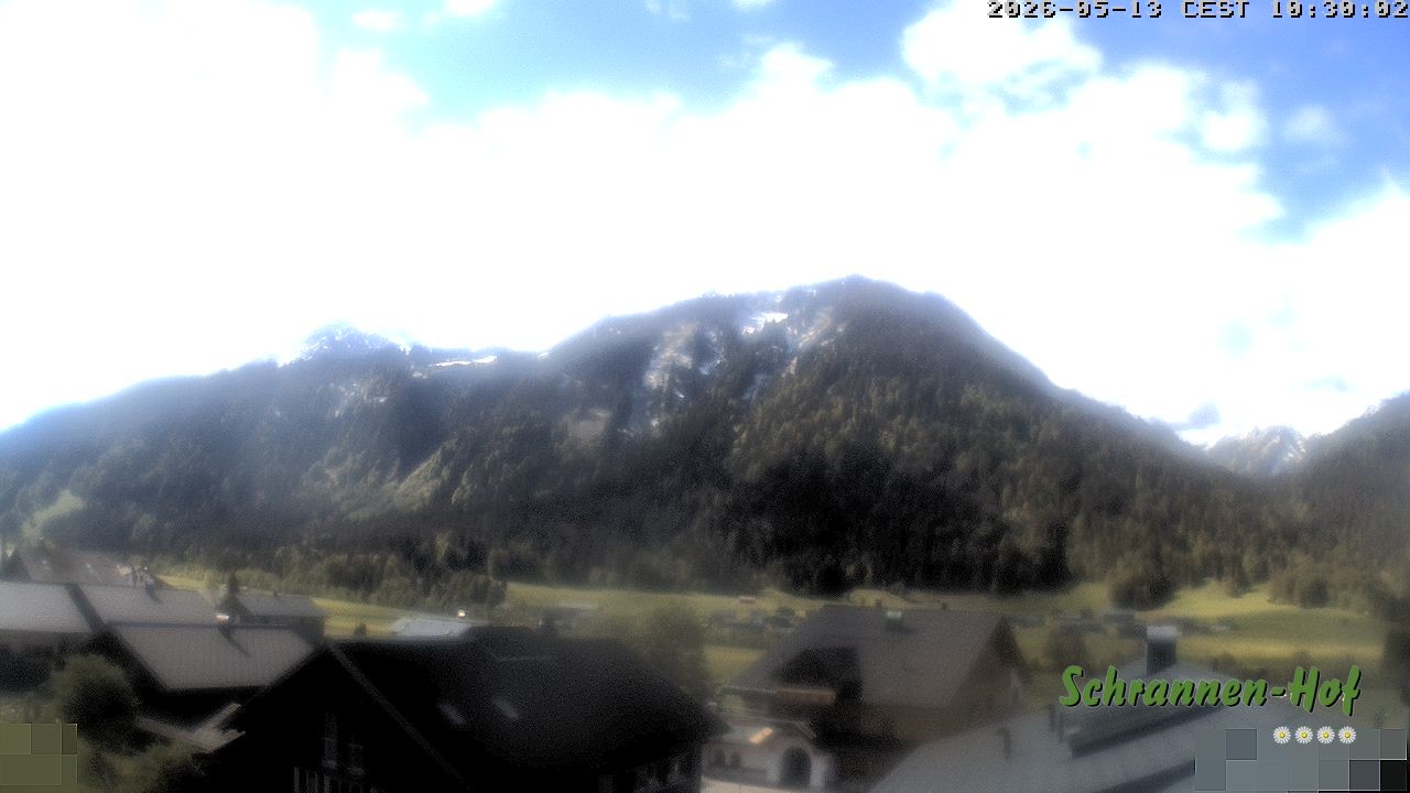 Archiv Foto Webcam Schrannen-Hof: Blick zum Zitterklapfen