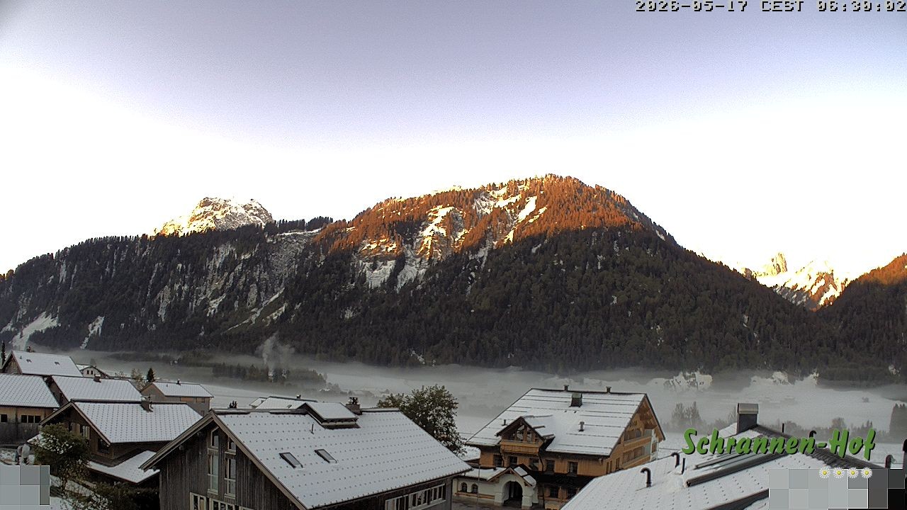 Archiv Foto Webcam Schrannen-Hof: Blick zum Zitterklapfen