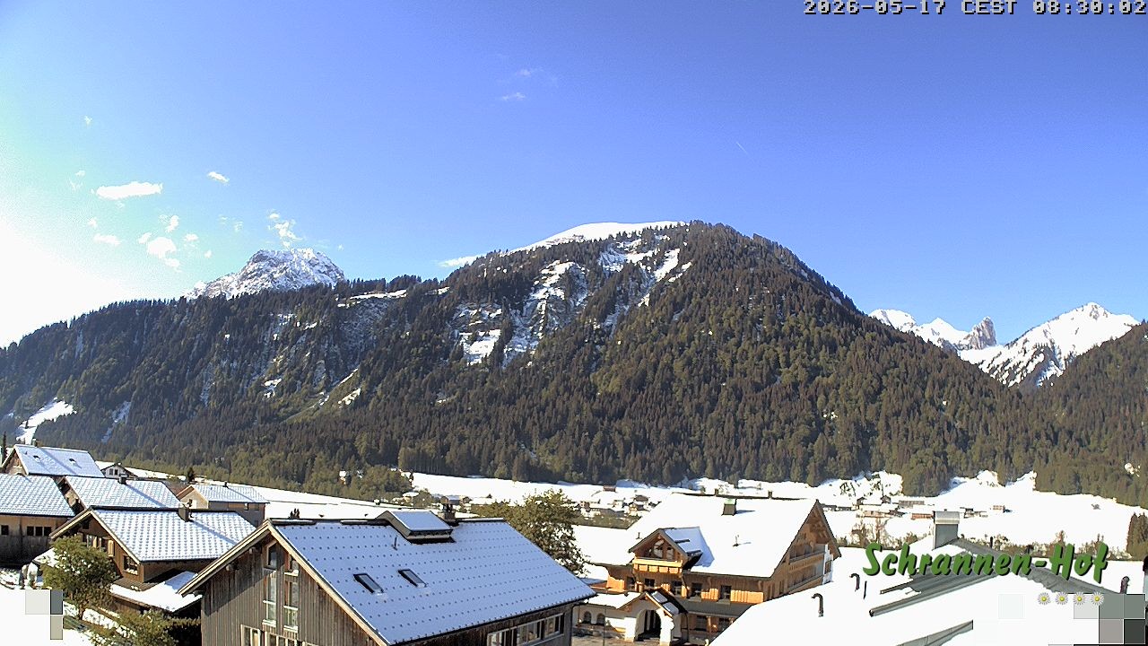 Archiv Foto Webcam Schrannen-Hof: Blick zum Zitterklapfen