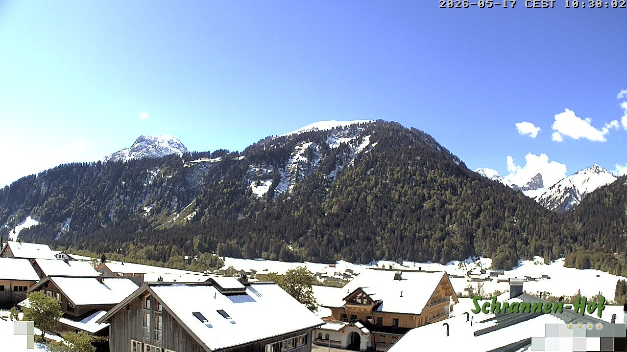 Archiv Foto Webcam Schrannen-Hof: Blick zum Zitterklapfen