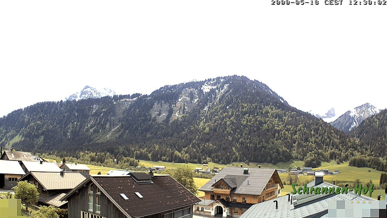 Archiv Foto Webcam Schrannen-Hof: Blick zum Zitterklapfen