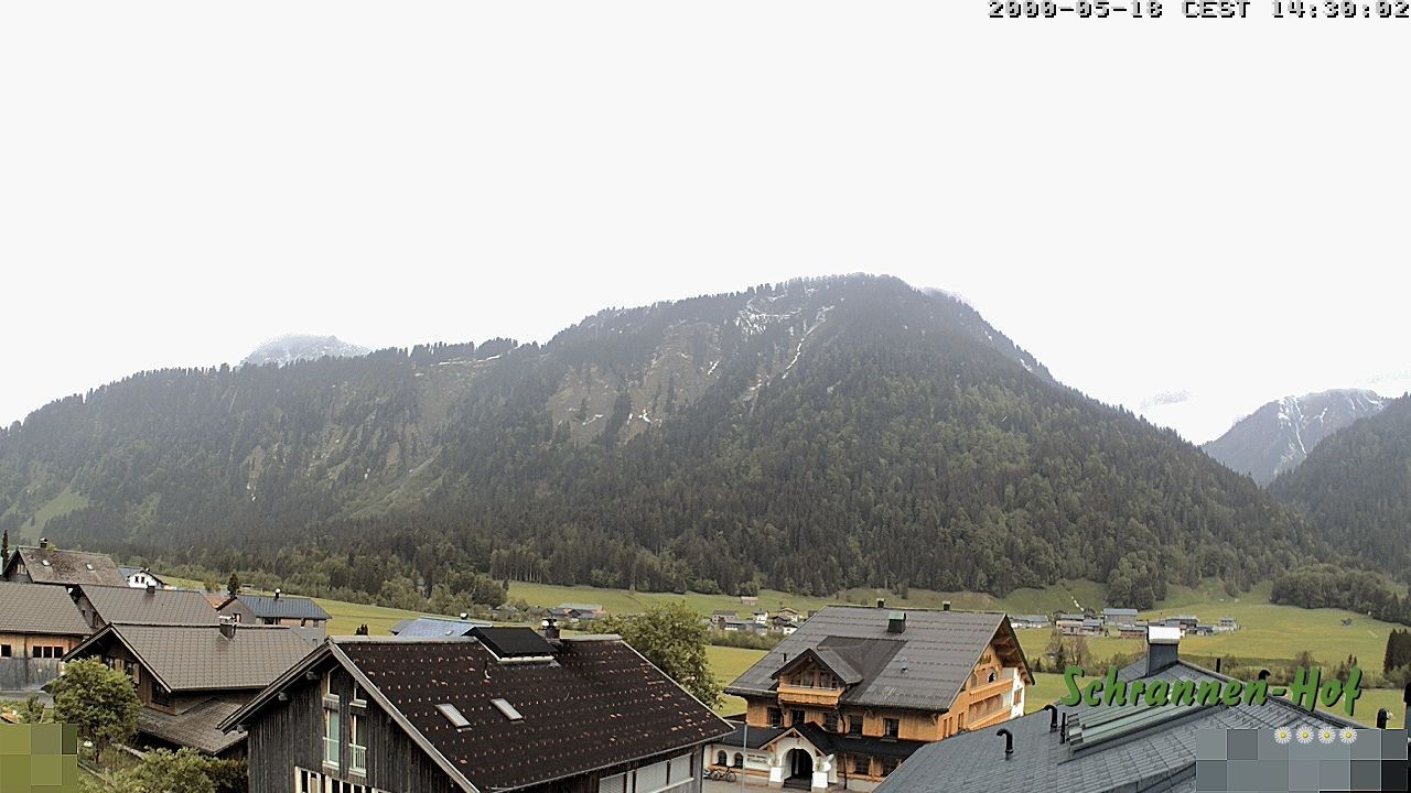 Archiv Foto Webcam Schrannen-Hof: Blick zum Zitterklapfen