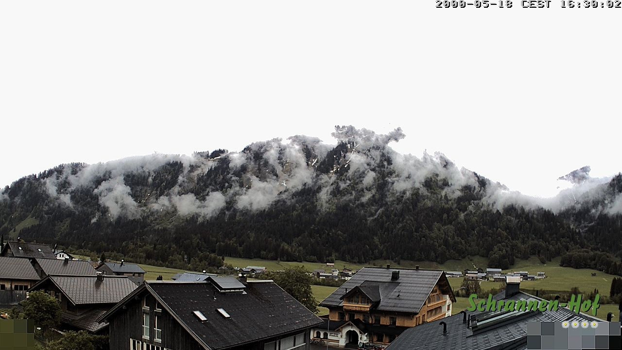 Archiv Foto Webcam Schrannen-Hof: Blick zum Zitterklapfen