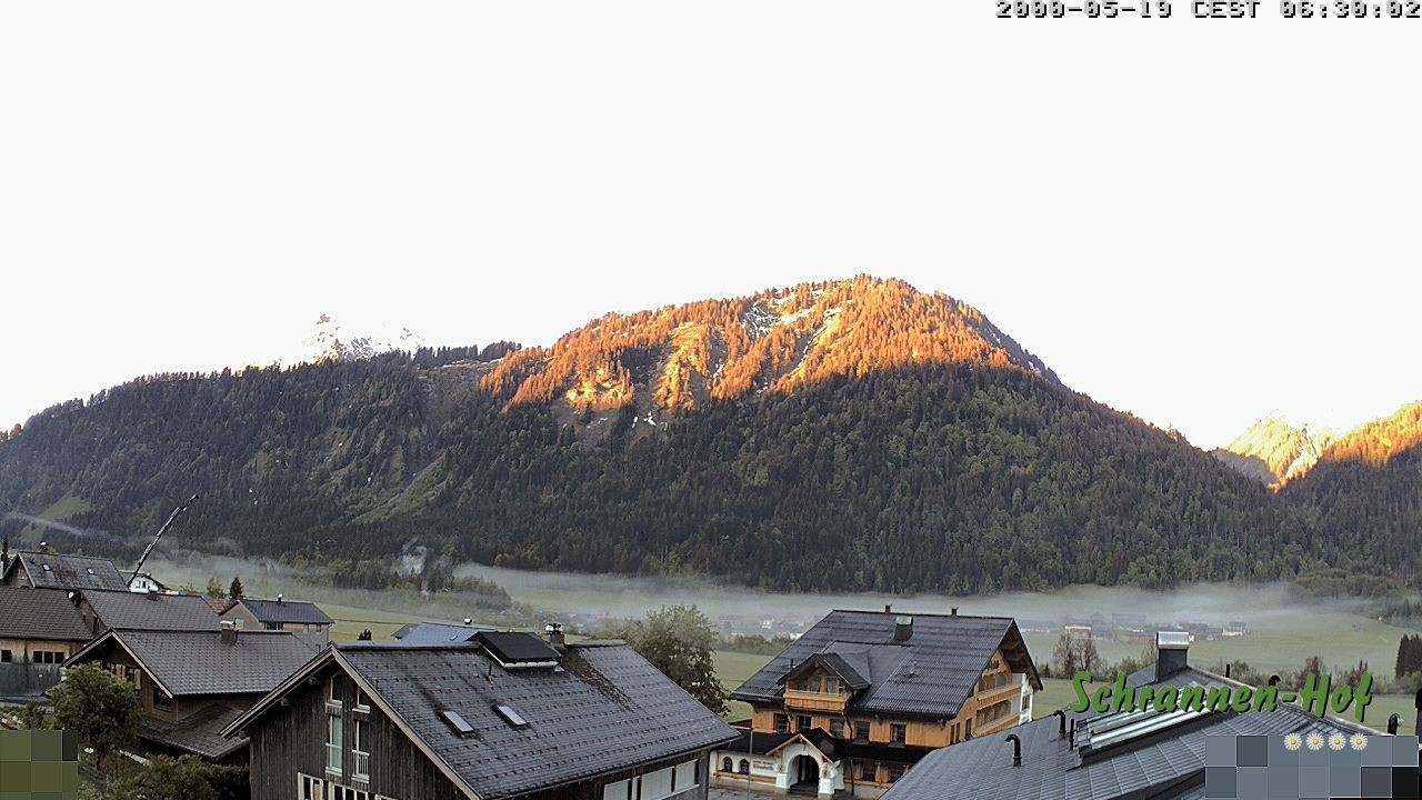 Archiv Foto Webcam Schrannen-Hof: Blick zum Zitterklapfen