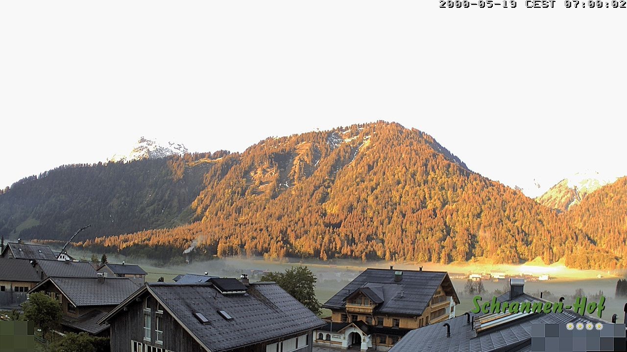 Archiv Foto Webcam Schrannen-Hof: Blick zum Zitterklapfen