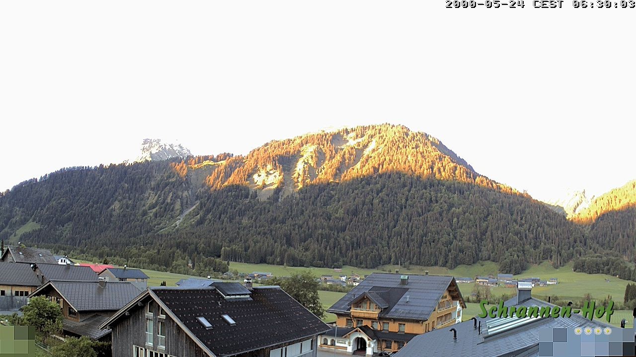 Archiv Foto Webcam Schrannen-Hof: Blick zum Zitterklapfen