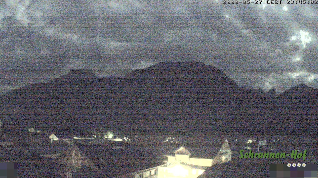 Archiv Foto Webcam Schrannen-Hof: Blick zum Zitterklapfen