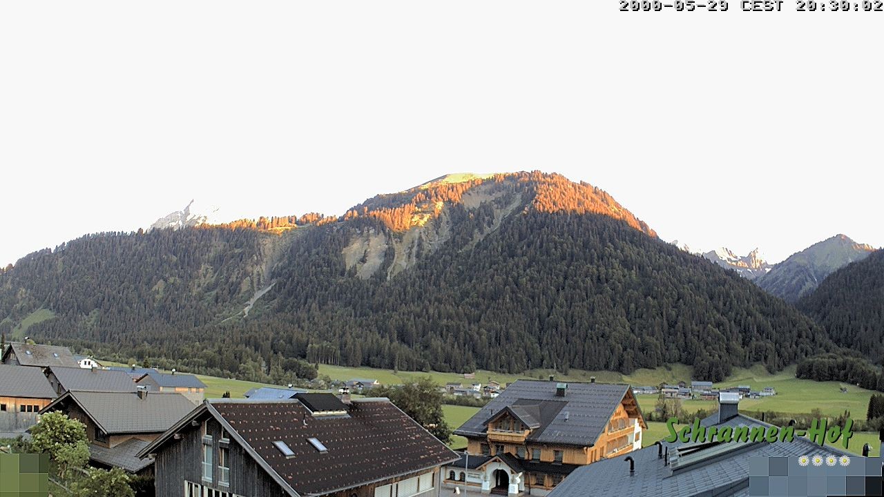 Archiv Foto Webcam Schrannen-Hof: Blick zum Zitterklapfen