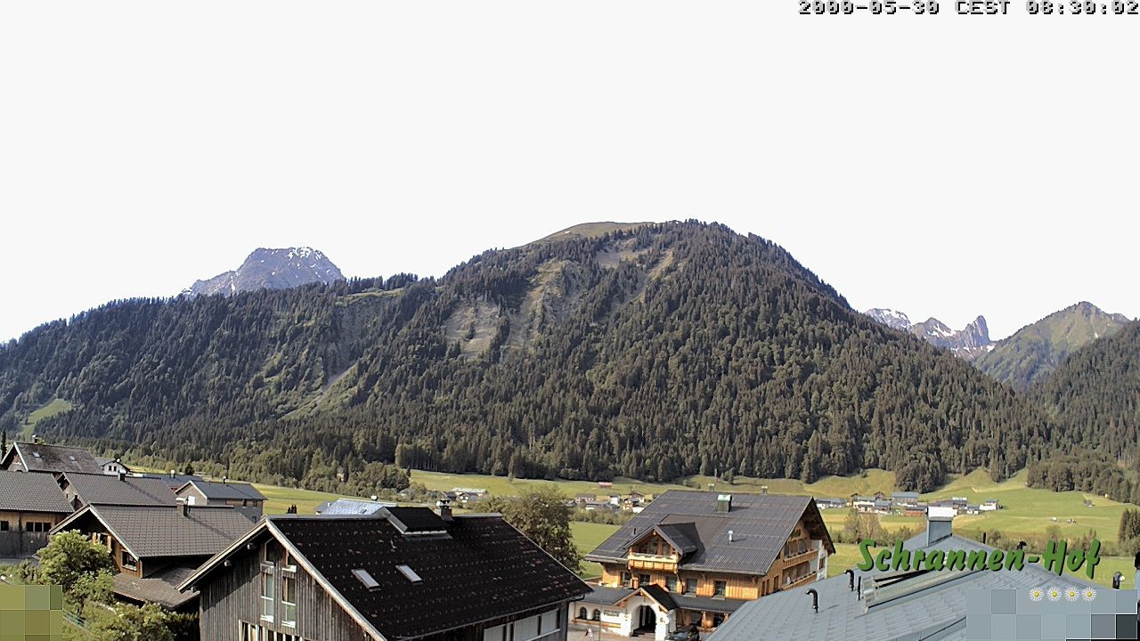 Archiv Foto Webcam Schrannen-Hof: Blick zum Zitterklapfen