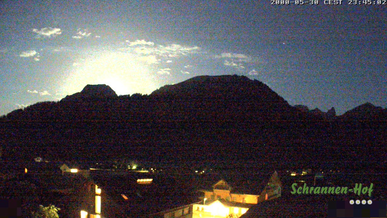 Archiv Foto Webcam Schrannen-Hof: Blick zum Zitterklapfen
