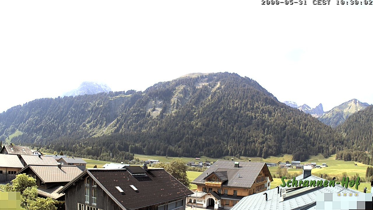 Archiv Foto Webcam Schrannen-Hof: Blick zum Zitterklapfen