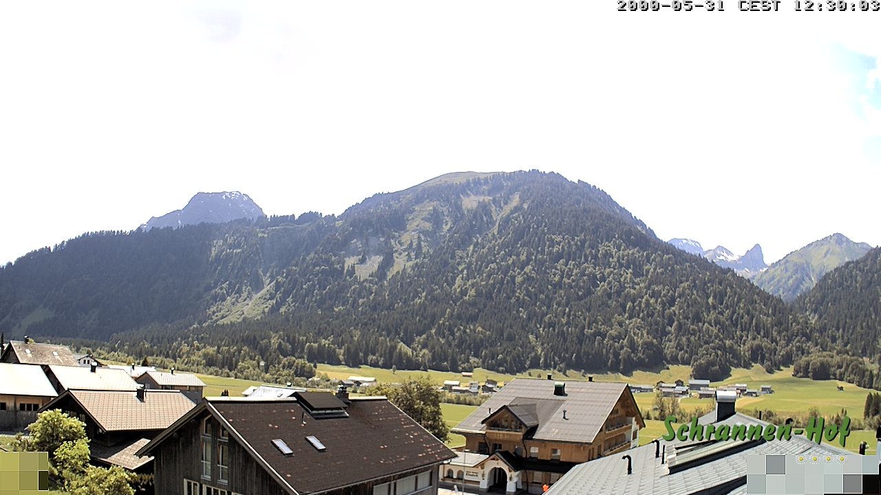 Archiv Foto Webcam Schrannen-Hof: Blick zum Zitterklapfen