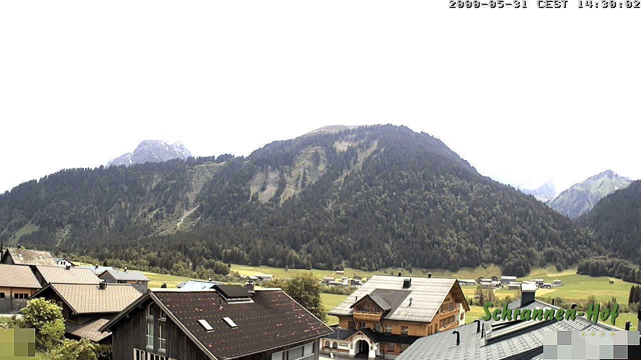 Archiv Foto Webcam Schrannen-Hof: Blick zum Zitterklapfen