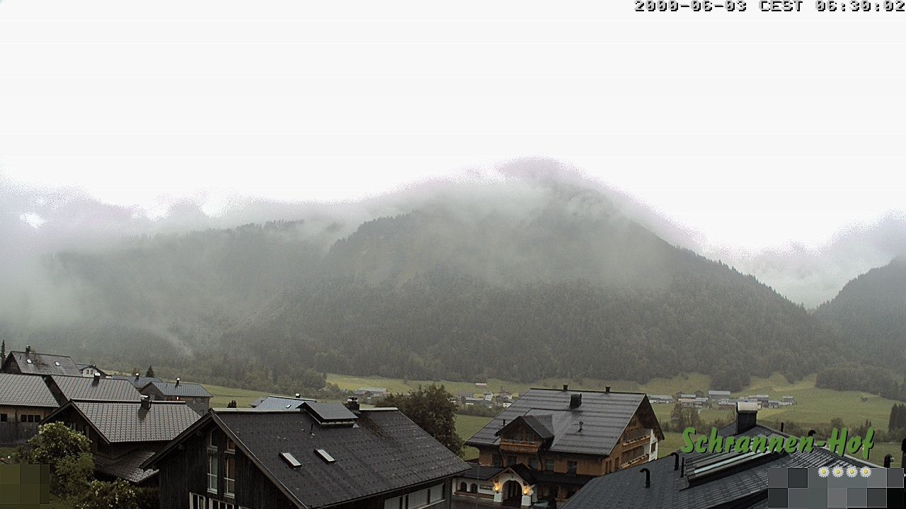 Archiv Foto Webcam Schrannen-Hof: Blick zum Zitterklapfen