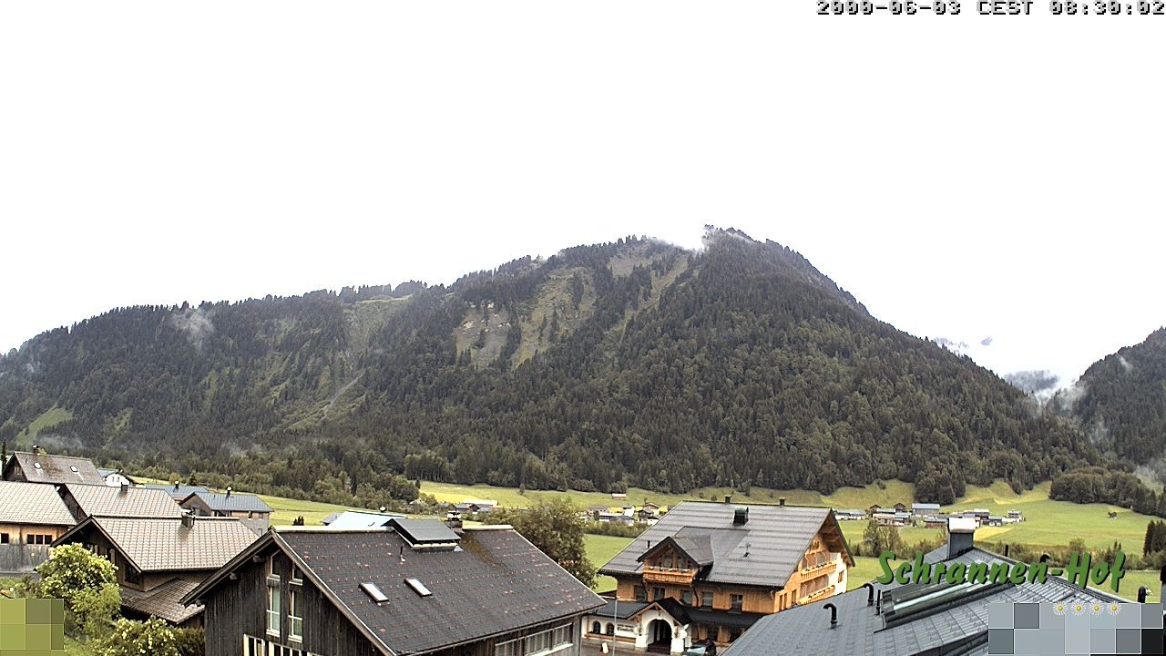 Archiv Foto Webcam Schrannen-Hof: Blick zum Zitterklapfen
