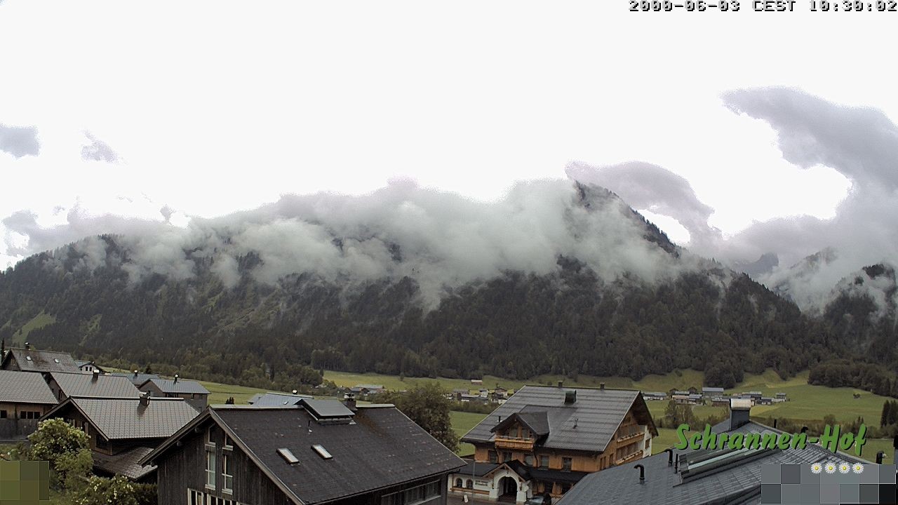 Archiv Foto Webcam Schrannen-Hof: Blick zum Zitterklapfen