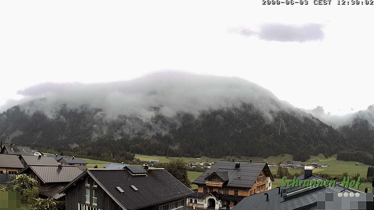 Archiv Foto Webcam Schrannen-Hof: Blick zum Zitterklapfen