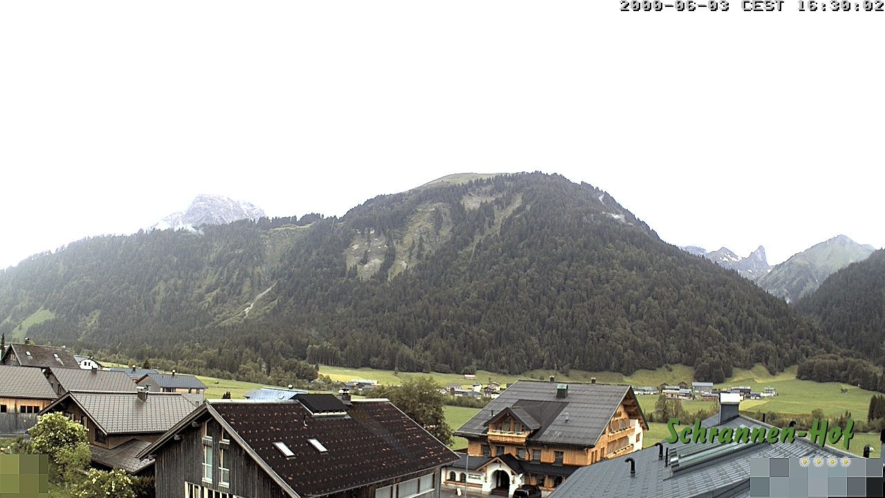 Archiv Foto Webcam Schrannen-Hof: Blick zum Zitterklapfen
