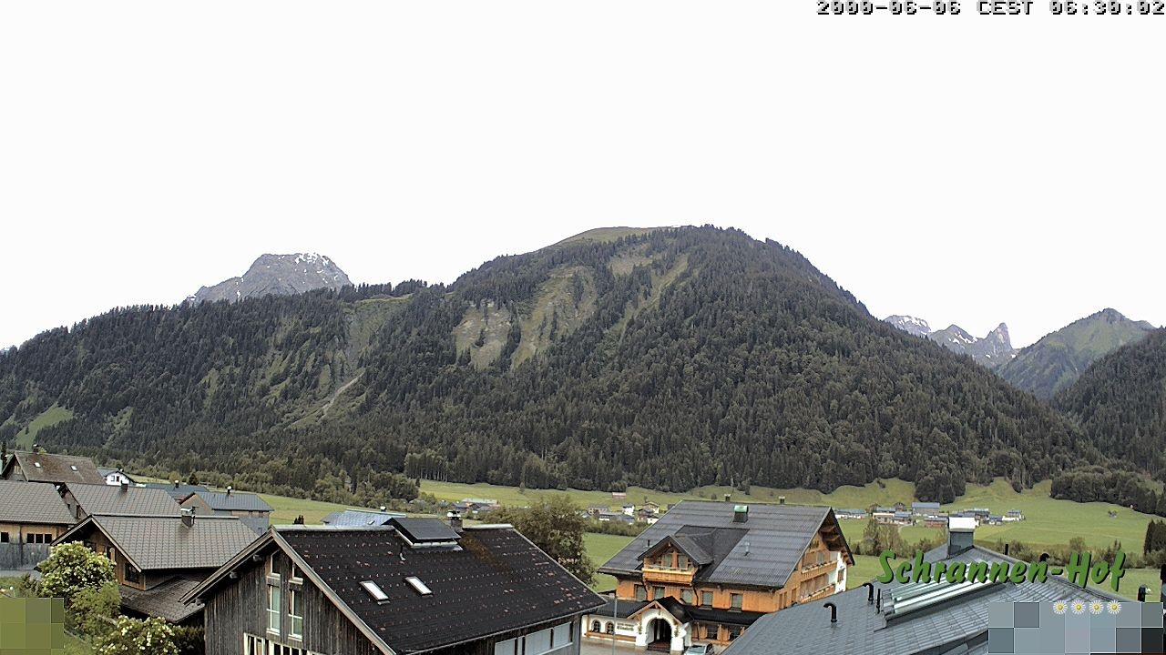 Archived image Webcam Schoppernau: Mt. Zitterklapfen