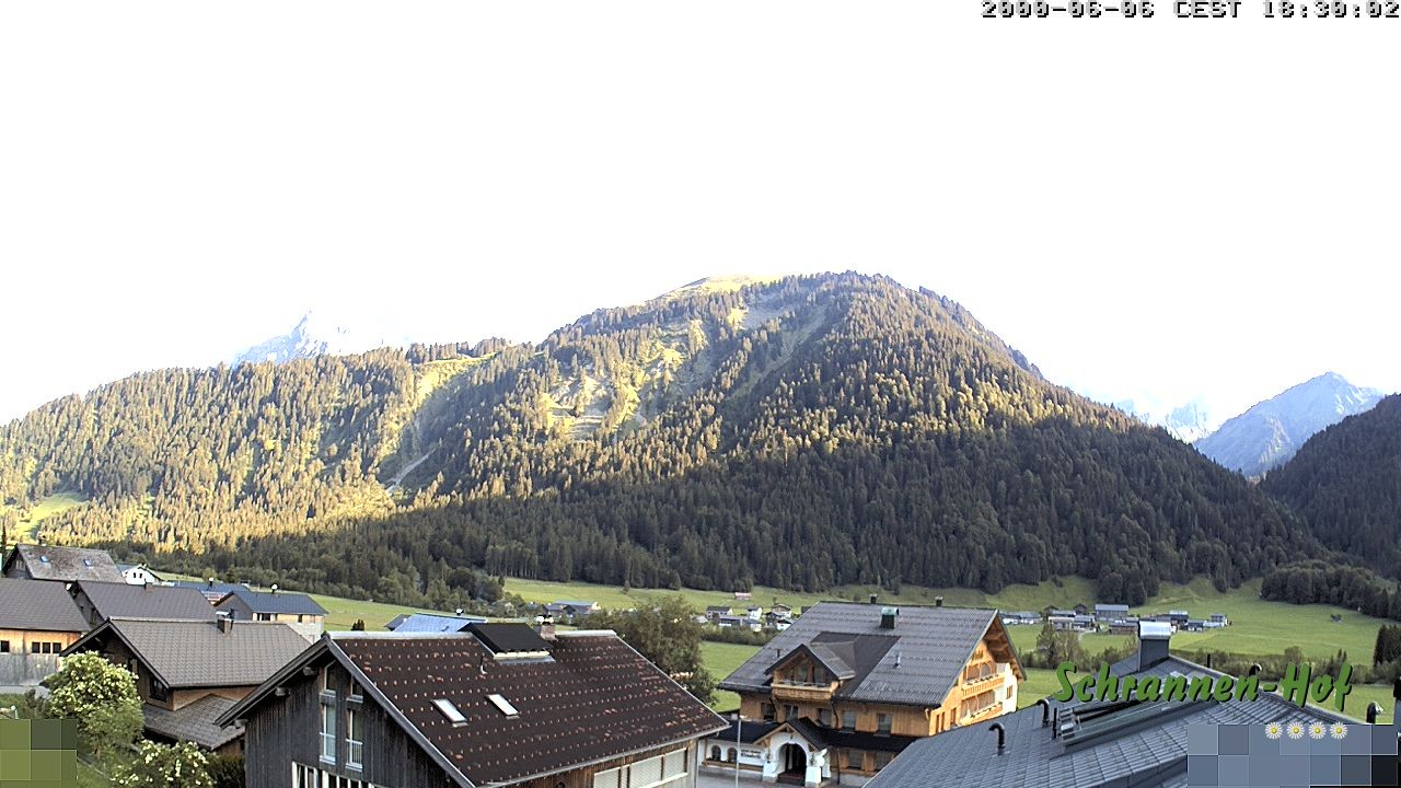 Archiv Foto Webcam Schrannen-Hof: Blick zum Zitterklapfen