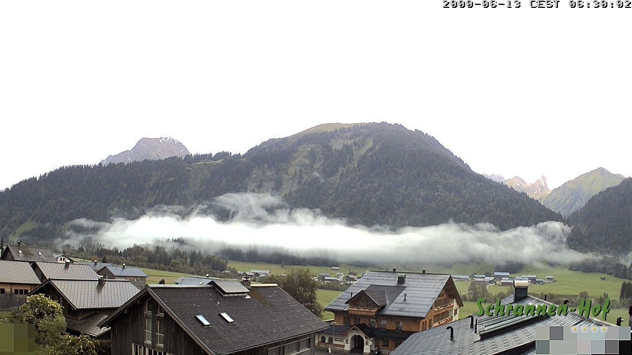 Archiv Foto Webcam Schrannen-Hof: Blick zum Zitterklapfen