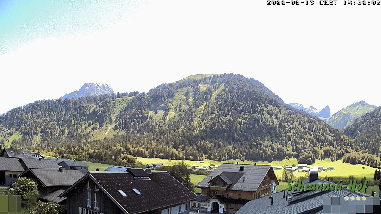 Archiv Foto Webcam Schrannen-Hof: Blick zum Zitterklapfen