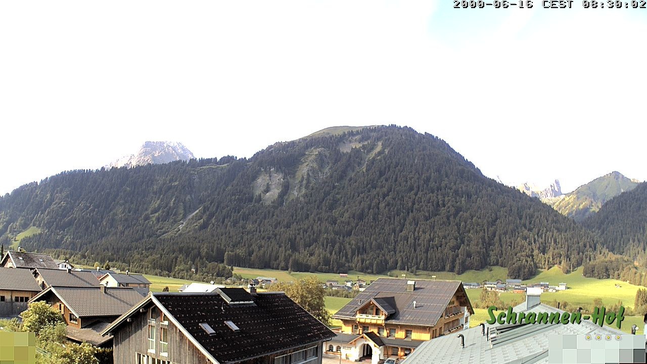 Archiv Foto Webcam Schrannen-Hof: Blick zum Zitterklapfen