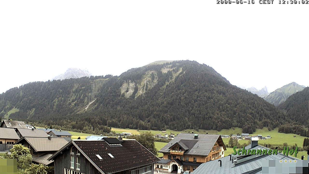 Archiv Foto Webcam Schrannen-Hof: Blick zum Zitterklapfen
