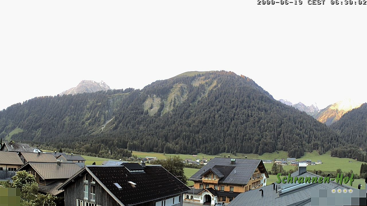 Archiv Foto Webcam Schrannen-Hof: Blick zum Zitterklapfen