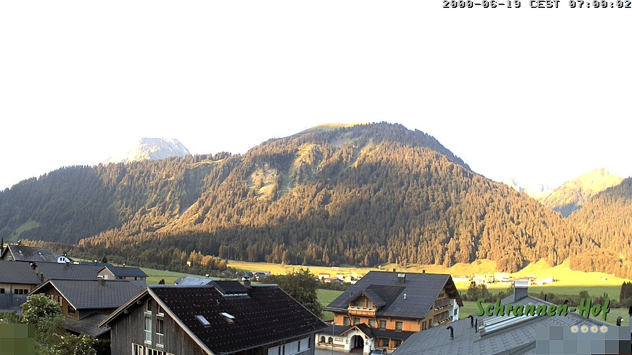 Archiv Foto Webcam Schrannen-Hof: Blick zum Zitterklapfen