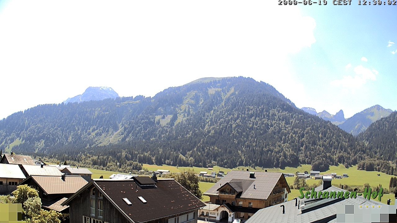 Archiv Foto Webcam Schrannen-Hof: Blick zum Zitterklapfen